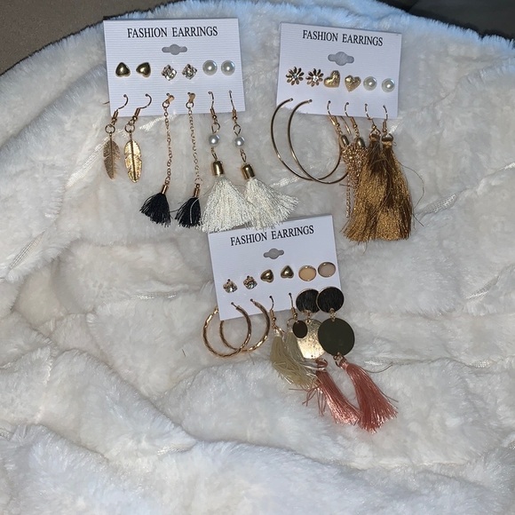 18 pairs of Fashion earrings - Picture 3 of 4